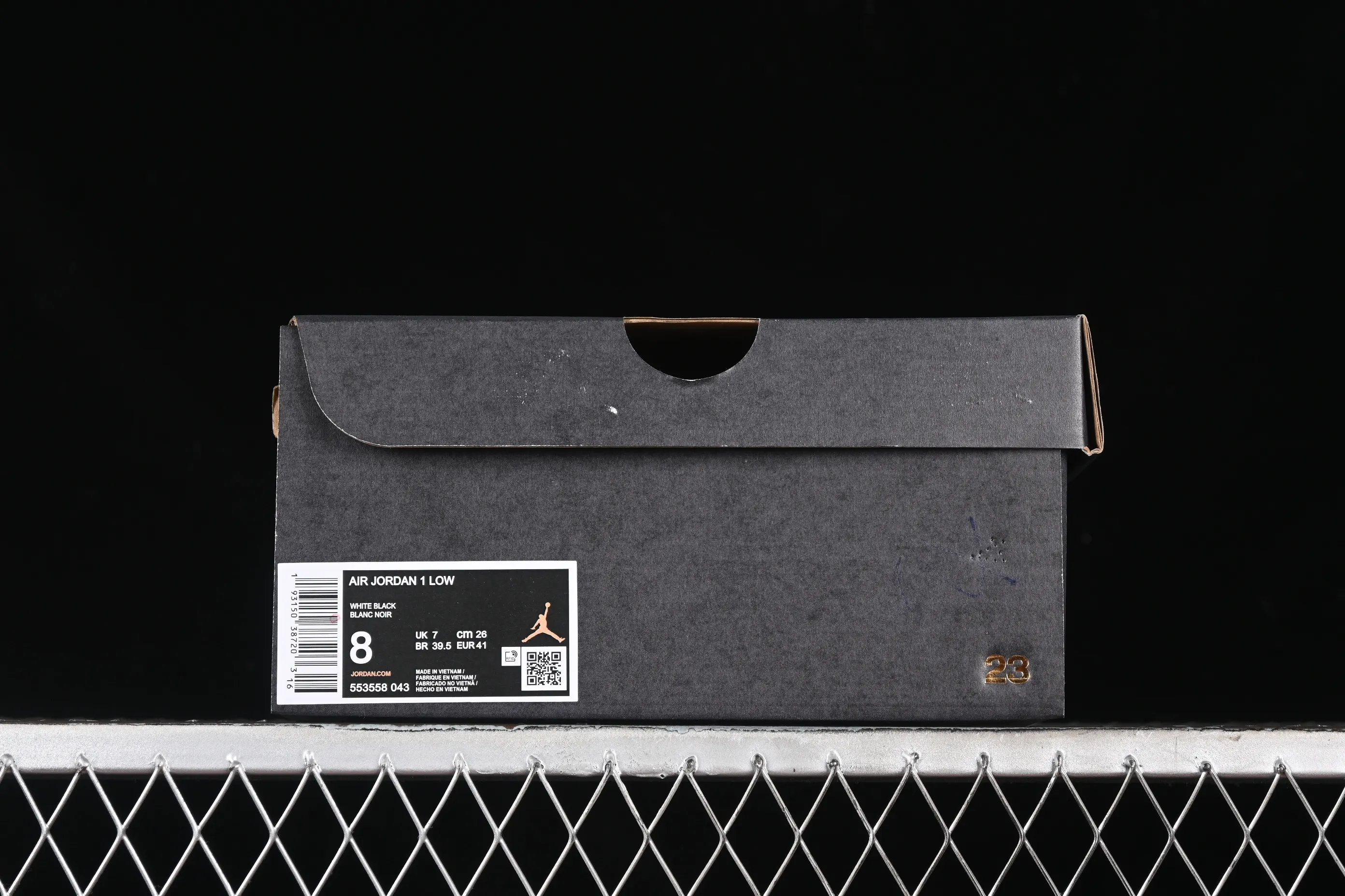 All categories Air Jordan Jordan series basketball shoes Air Jordan 1 Low Air Jordan 1 Low AJ1 Joe 1 black and white low-top retro basketball shoes 553558-043